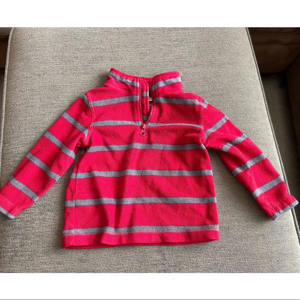 Peanut & Ollie Plaid Sweatshirt Sweater Pullover Top Kid Coat Jacket 2T
